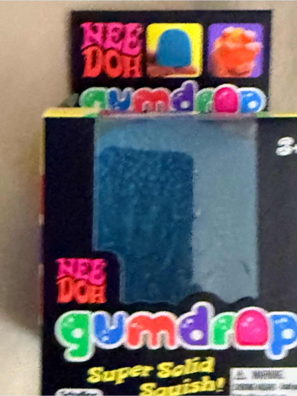 Nee doh Gumdrops Super Solid Squishy Toy - Blue (Hee Doh)